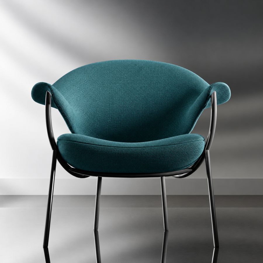 Upholstered dining chair from a Roomr catalogue brand