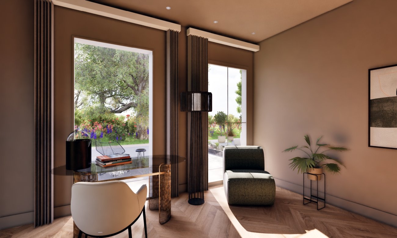 The furnished room from a second viewpoint